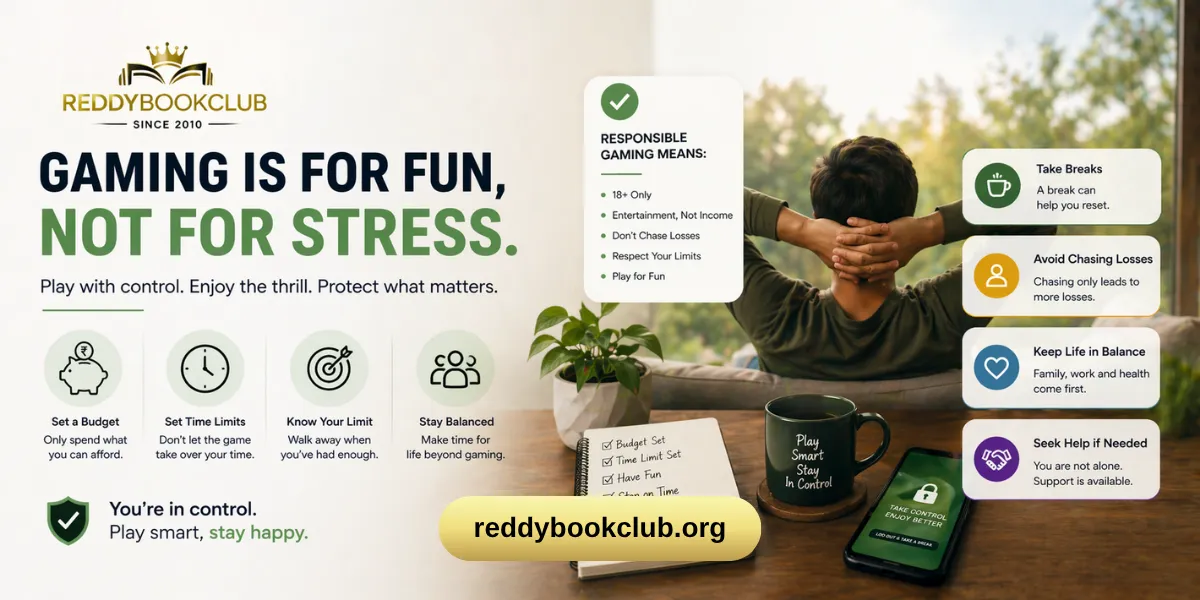 Reddy Book Club Responsible Gaming